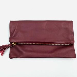 Mark & Graham Burgundy Clutch